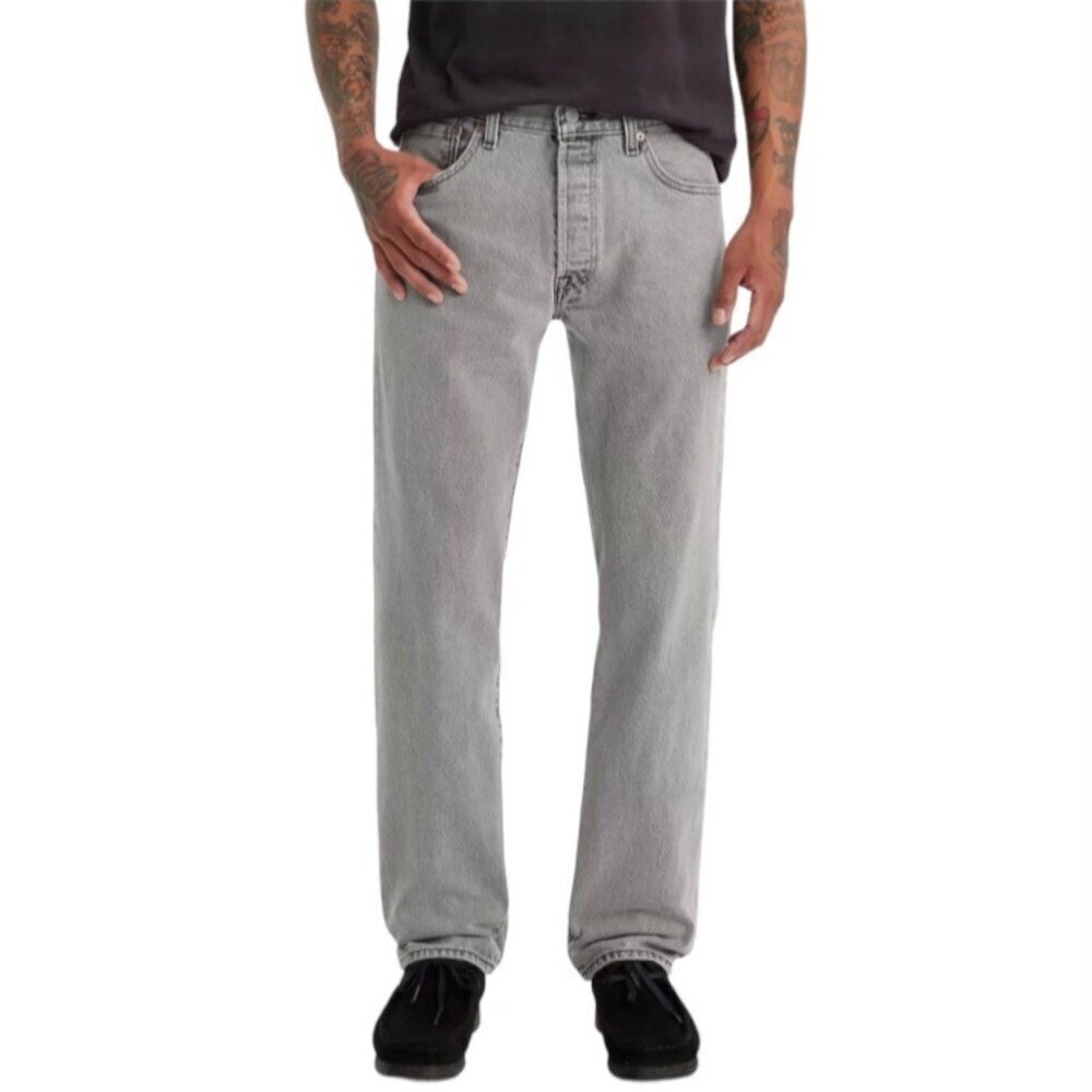Levi’s 501 30x32 Tag Size Gray Men’s Original Fit 31” Inseam Button Fly Jeans